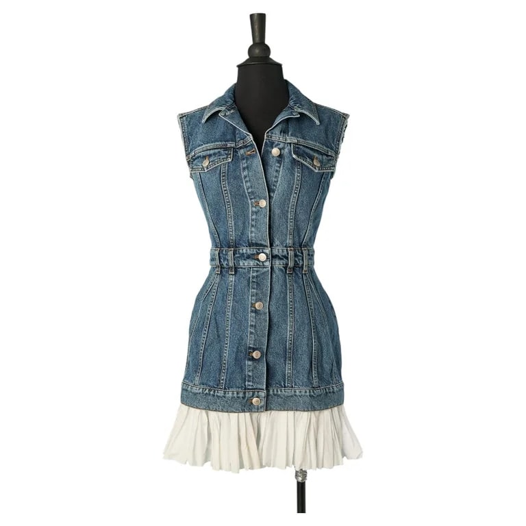 Alexander McQueen — Dress With Cotton Ruffle Edge Alexander McQUEEN — Clothing — resale