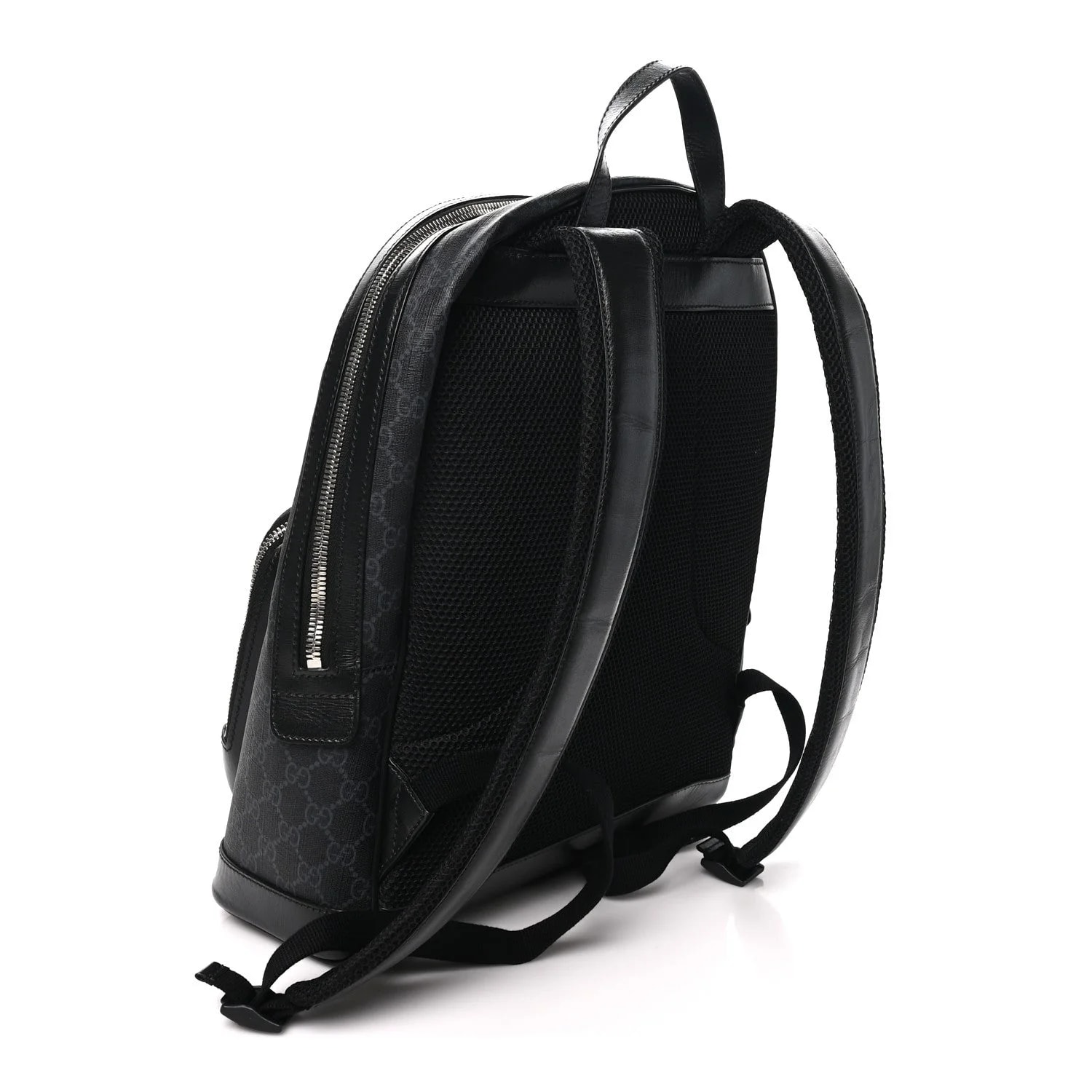 Textured Retro Interlocking G Backpack 3