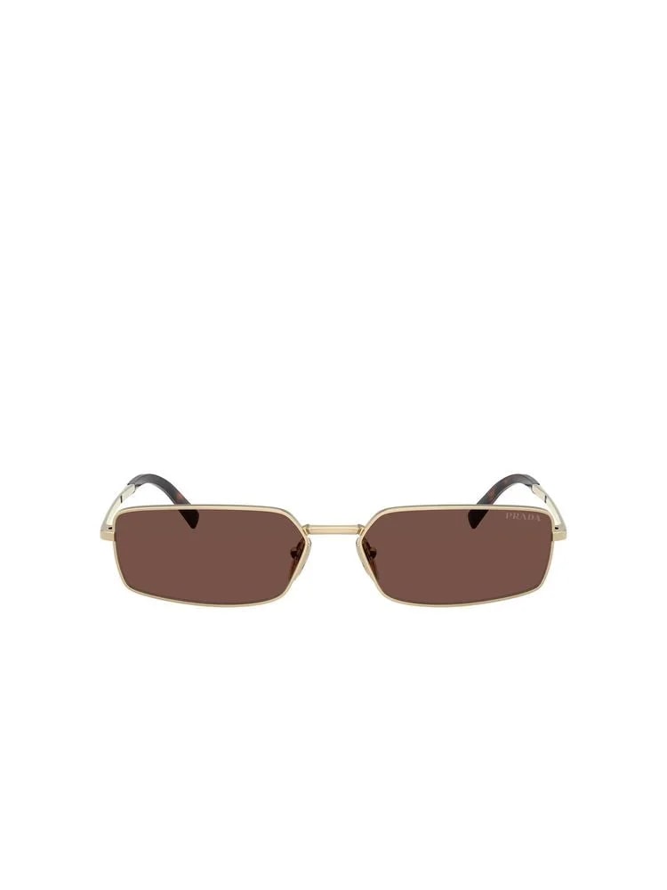 Prada A60s Rectangular Metal Sunglasses — 2
