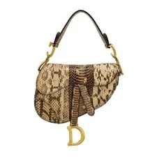 Dior — Dior Mini Saddle Embossed Two Way — Handbag — resale