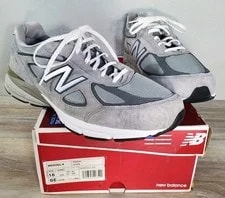 New Balance — New Balance Athletic Shoes 990 V4 Sz 16 6E M990GL4 Running Course Reflective — Sneaker — resale