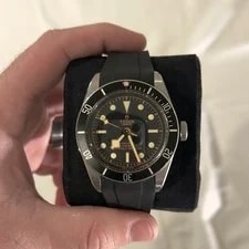 Tudor Black Bay Black 2023 Box Papers W/ Original Bracelet & Vanguard Strap 4