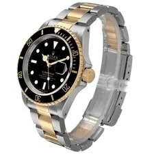 Rolex Submariner Steel Yellow Gold Black Dial 16613 Box Papers 4