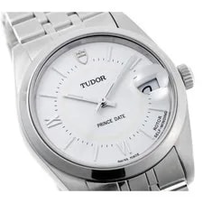 Tudor Prince Date 74000N Automatic White Dial Stainless Bracelet 4