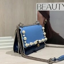 Fendi Embellished Kan I Chain Auth 4
