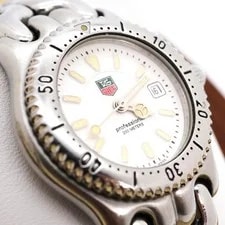 TAG Heuer S/el Professional Quartz Date 200m White Dial WG1312-K0 2