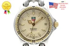 Tag Heuer — ▶️[N ] TAG Heuer S/el S87.013E Date Beige Dial AT Midsize — Watch — resale
