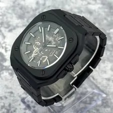 2025 Bell & Ross BR 05 Skeleton Black Lum Ceramic L.E. 41MM + 2 Extra Straps! 3