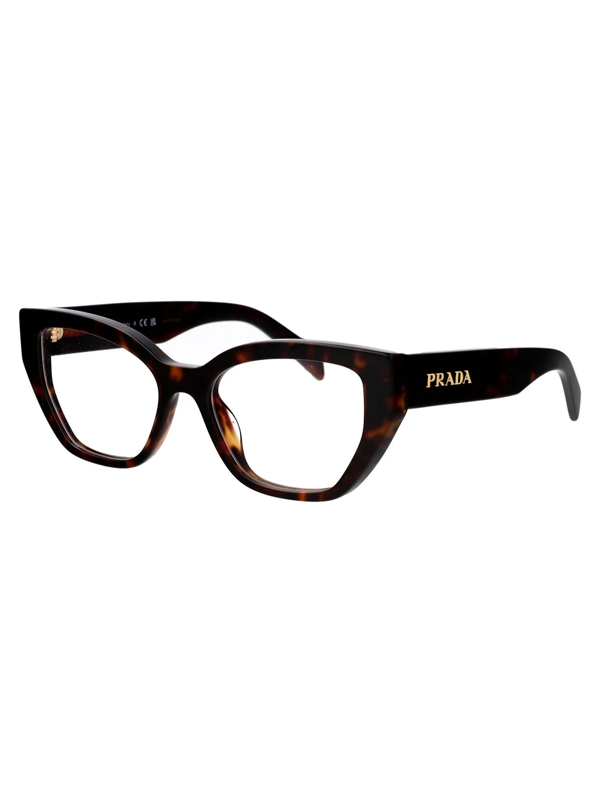 Prada 0pr Tortoiseshell Acetate Cat-Eye Sunglasses — 2