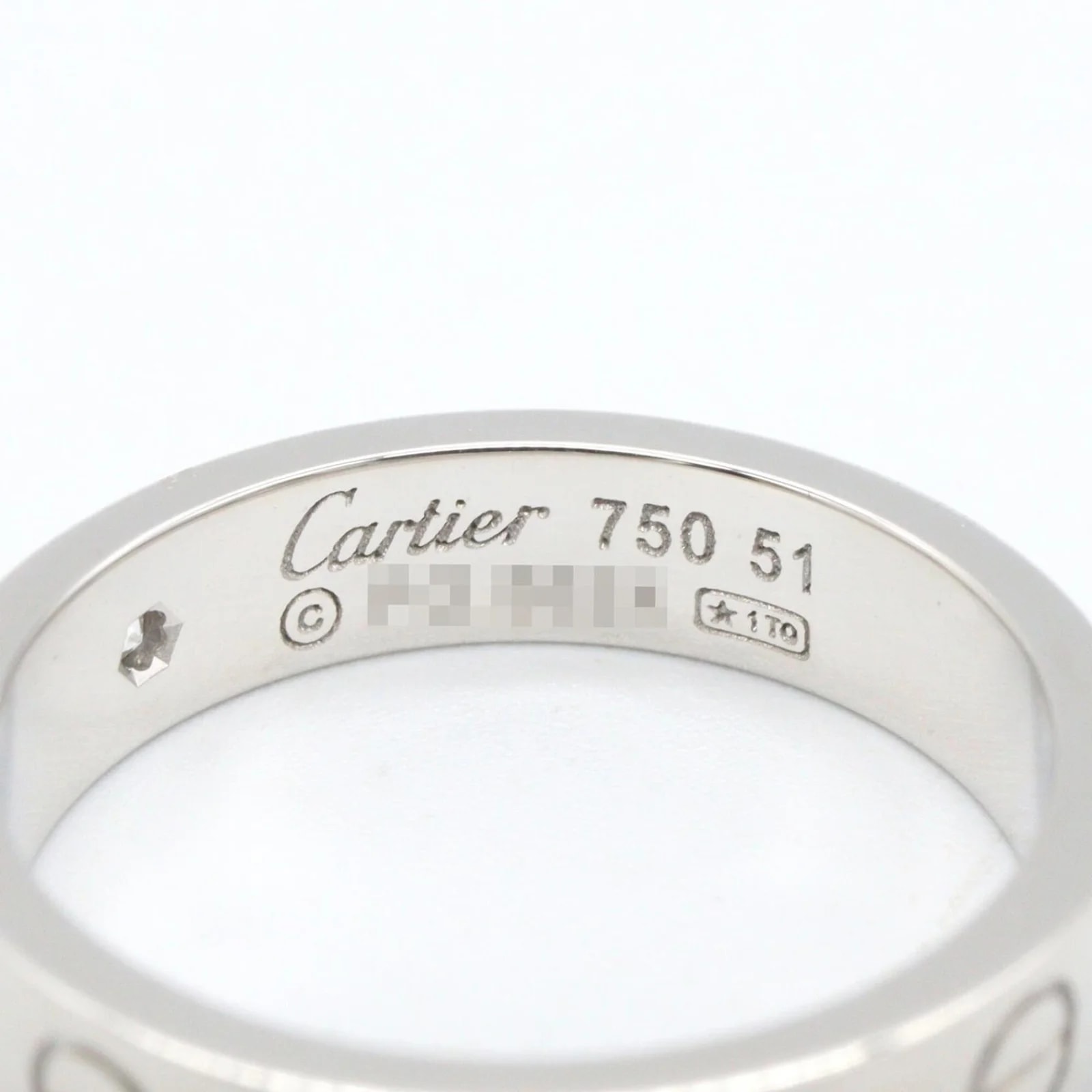Cartier Clear White Gold (18K) Band 4