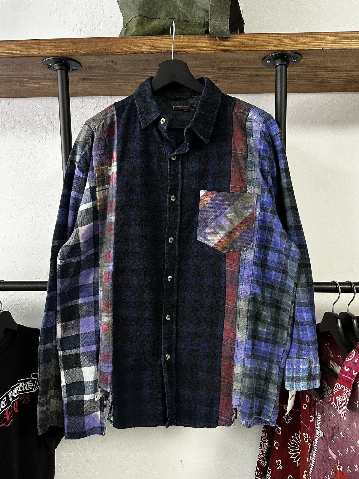 Needles flannel — streetwear — resale