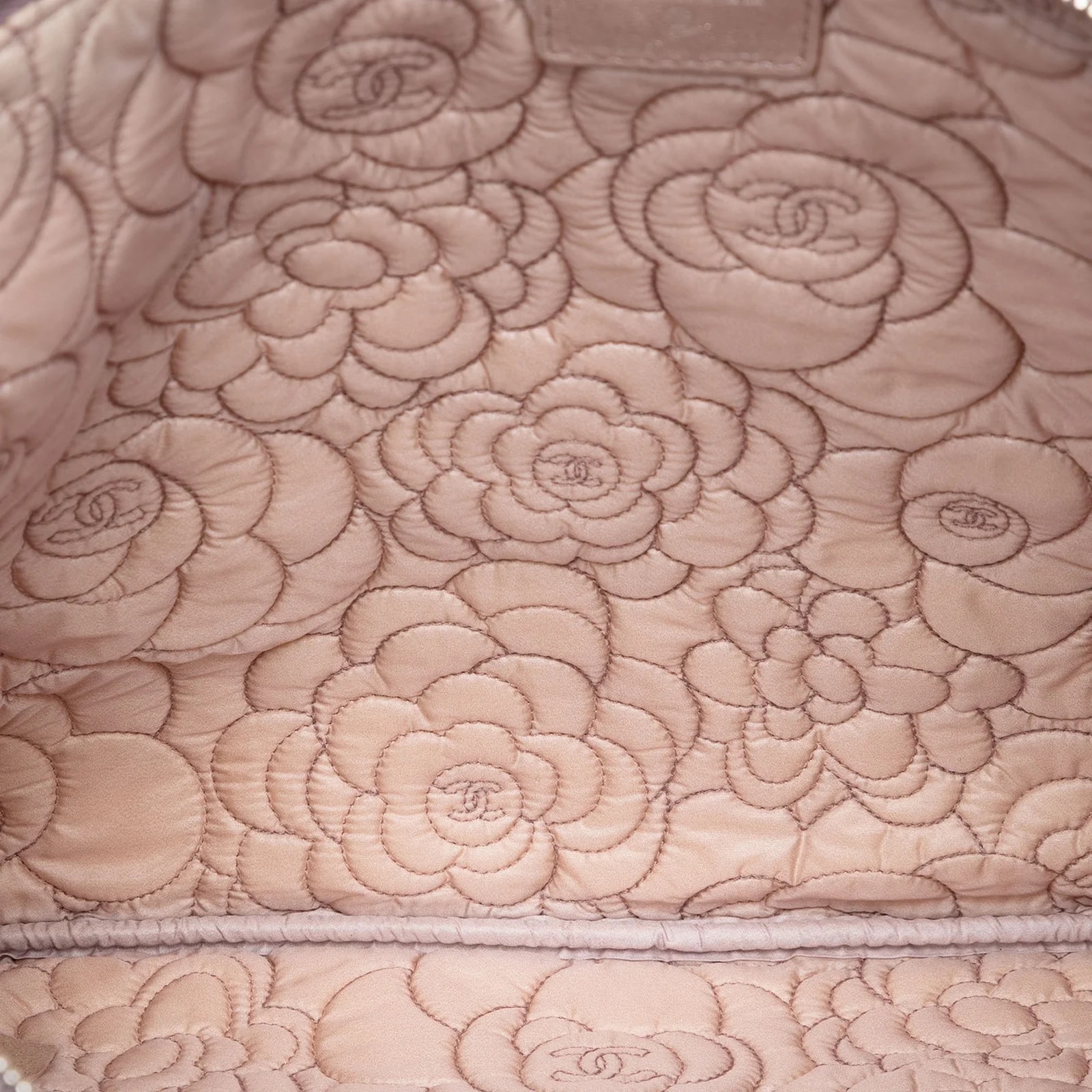 Large CC Embossed Metallic Camellia O Case 4
