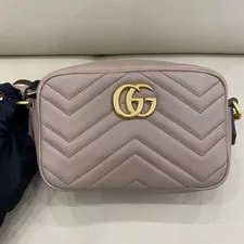 Auth Gucci GG Marmont Mini Camera 18cm Crossbody 2
