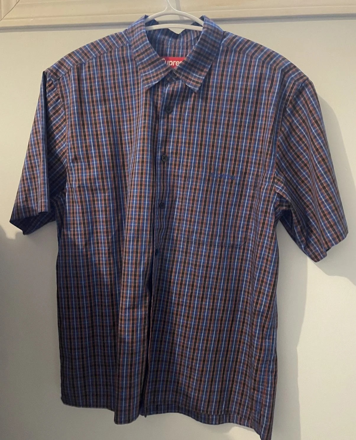 Supreme — Supreme Mini Plaid Short-Sleeve Shirt — streetwear — resale