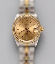 Tudor — Tudor Champagne Dial 72033 Automatic 32mm Date Number Scale — Watch — resale