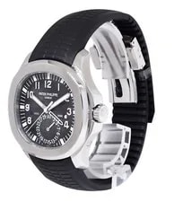 Patek Philippe Aquanaut 5164 Travel Time Steel & Rubber 40mm B/P '16 5164A 3