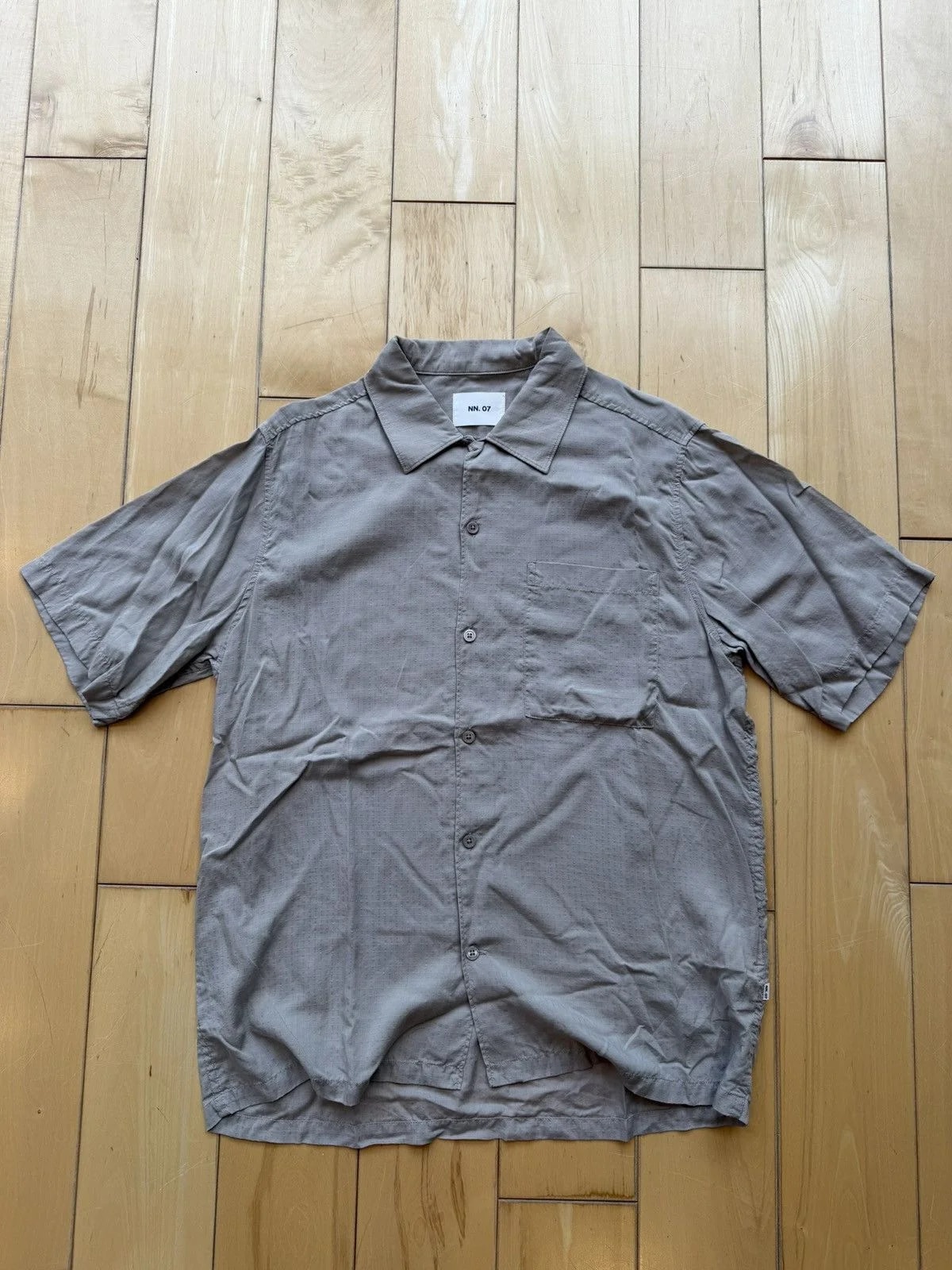 Ripstop Short Sleeve Tencel Button Up — streetwear — resale