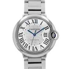 Cartier — Cartier Ballon Bleu 36mm W6920046 3284 Silver Roman Steel Smooth 2015 — Watch — resale