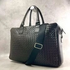 Bottega Veneta — Bottega Veneta 2way Business Dark — Handbag — resale