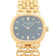 Patek Philippe — Patek Philippe Golden Ellipse 4133 YG Stem-winder Blue Dial — Watch — resale