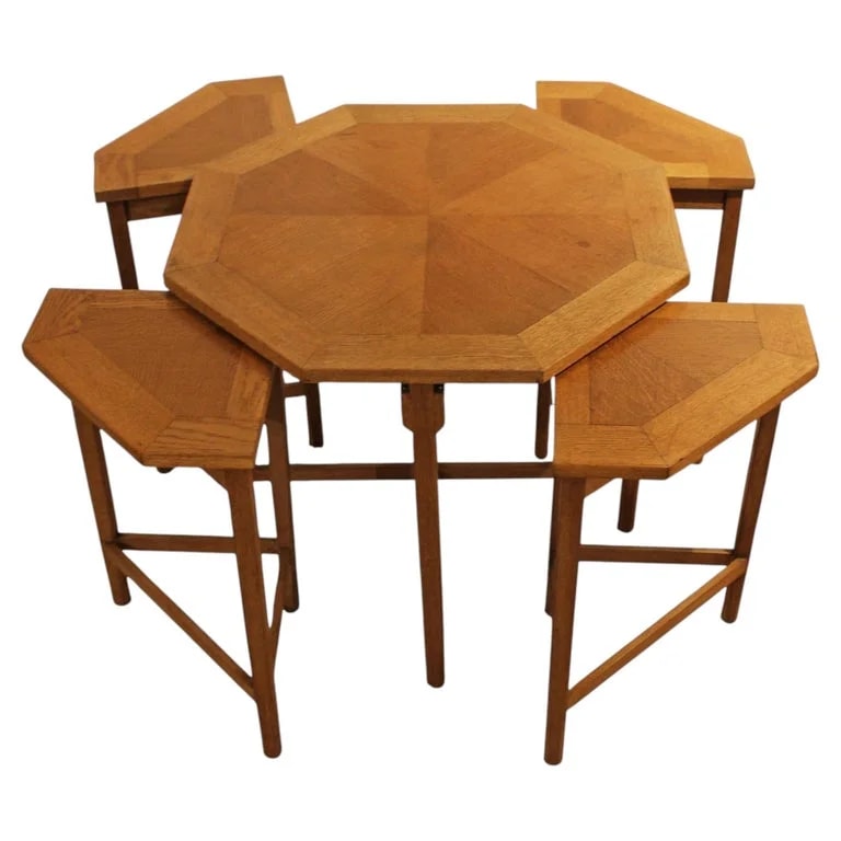 Circa 1970s English Mid Century Modern & Nesting Set — Furniture — resale