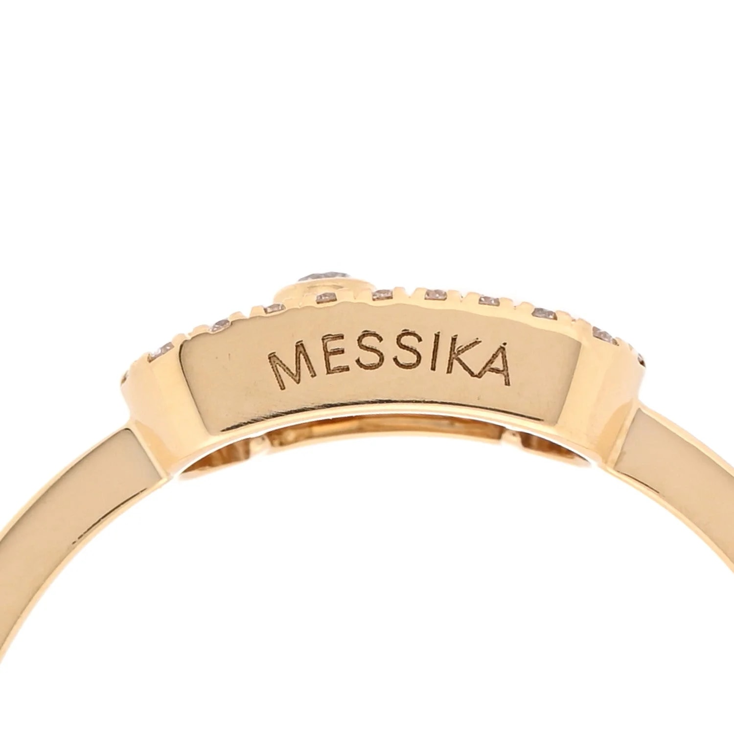 18K Yellow Gold Move Uno Pave 54 6.75 4