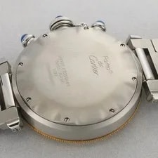 Cartier Pasha 38mm Chronograph W31011H3 Yg/ss #033 4