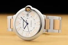 Cartier Ballon Bleu 42MM W6920095 Roman 18K Rose Gold Stainless Steel 2