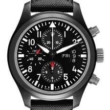 IWC — IWC Pilot's Chronograph Top Gun Ceramic Black Dial IW378901 — Watch — resale