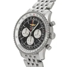 Breitling Navitimer 01 46 AB012721/BD09 (AB0127) Black/Silver Stainless #W2061 2