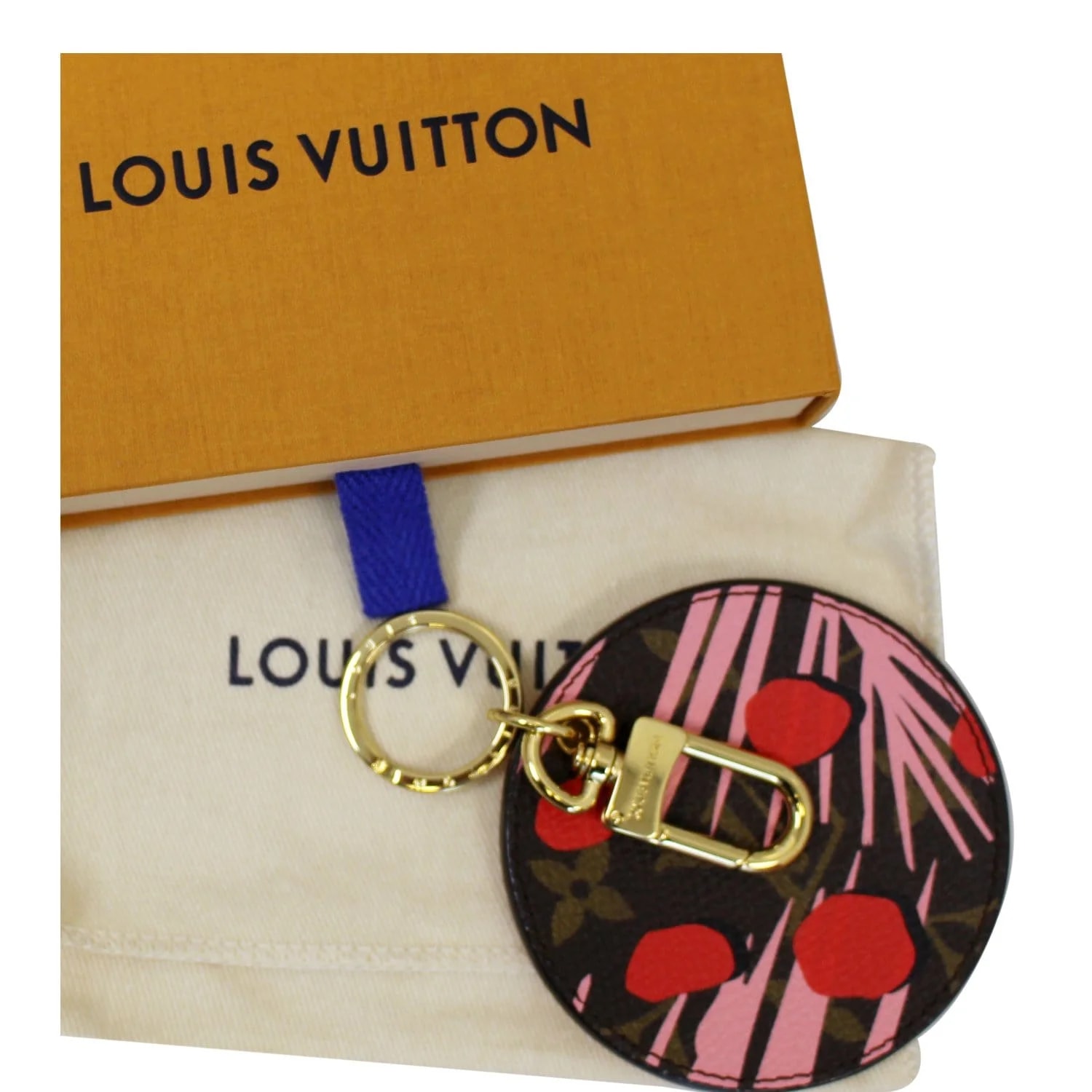 Louis Vuitton — Louis Vuitton Jungle Print Key Holder Bag Charm — Accessory — resale