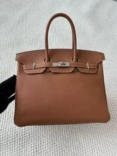Auth Hermès Birkin 35 Palladium Large 2