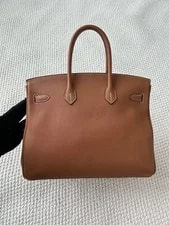 Auth Hermès Birkin 35 Palladium Large 3
