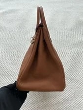 Auth Hermès Birkin 35 Palladium Large 4
