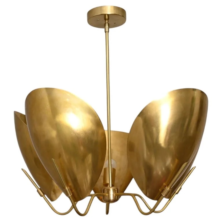 MCM — Modern MCM Style 5 Arms Oversize Scoop in Raw — lighting — resale