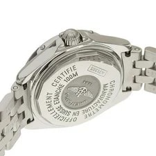 Breitling Cockpit Lady Date A71365 White Shell Dial SS Quartz 4