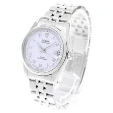 Tudor Prince Date 72000 32mm SS White Dial Automatic Date #C382 2