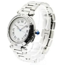 Cartier — Cartier Pasha de W31005H3 38mm SS White Dial Automatic #C6684 — Watch — resale