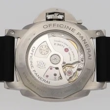 Panerai PAM01320 Luminor 1950 GMT Black Dial Automatic Stainless Steel Rubber 2