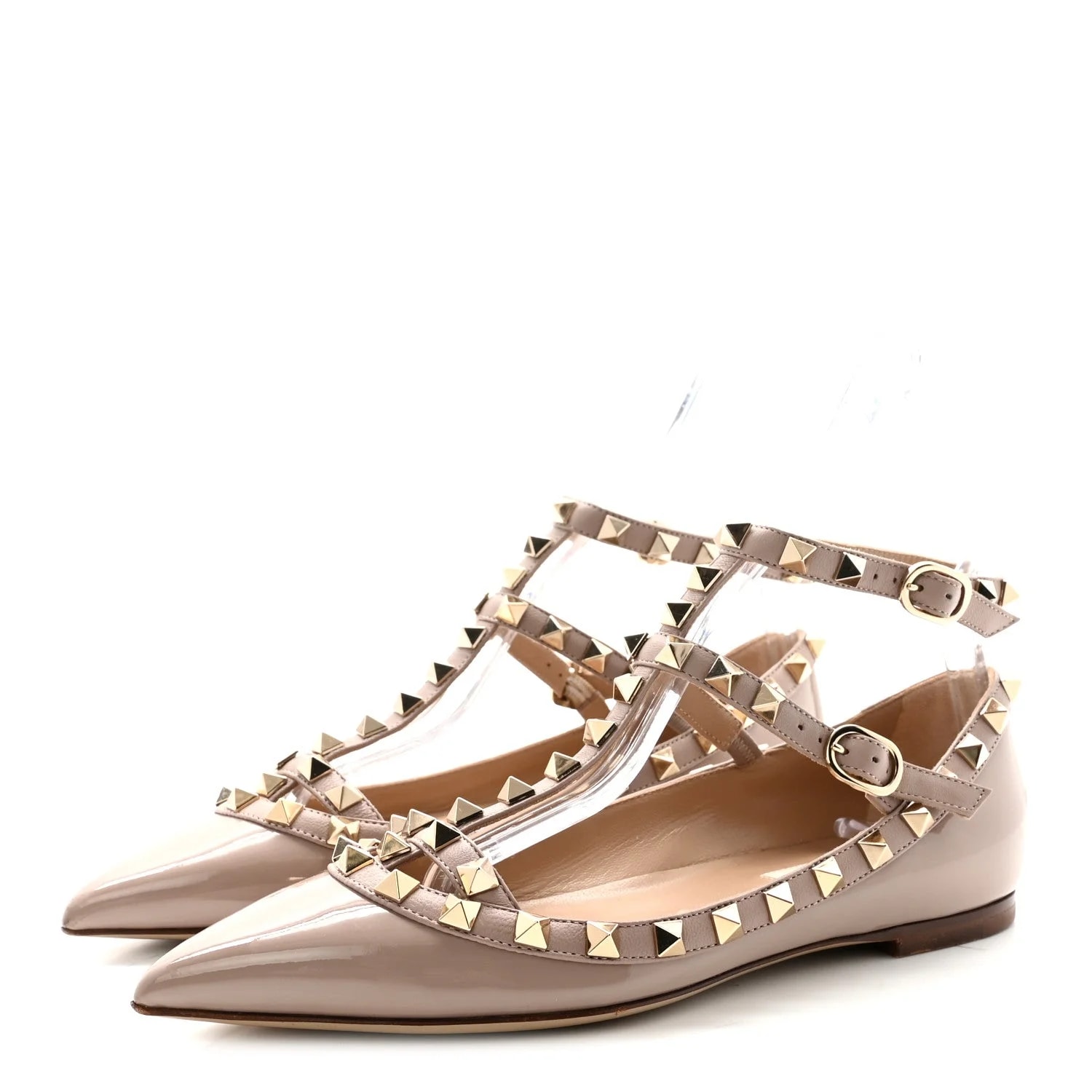 Rockstud Cage Ballerina 35 Poudre 4