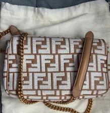 Fendi Baguette and Chain Midi Authentic 2023 Collection 3