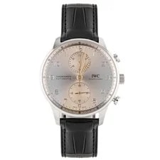 IWC — IWC Portugieser Chronograph Stainless Steel Dune Dial 41mm IW371624 — Watch — resale