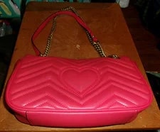 Gucci GG Marmont Mini Matelassé Aged Chain 2