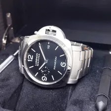 Panerai 44mm Black Auto Luminor Marina Bracelet PAM328 PAM00328 (Full Set-2011) 2