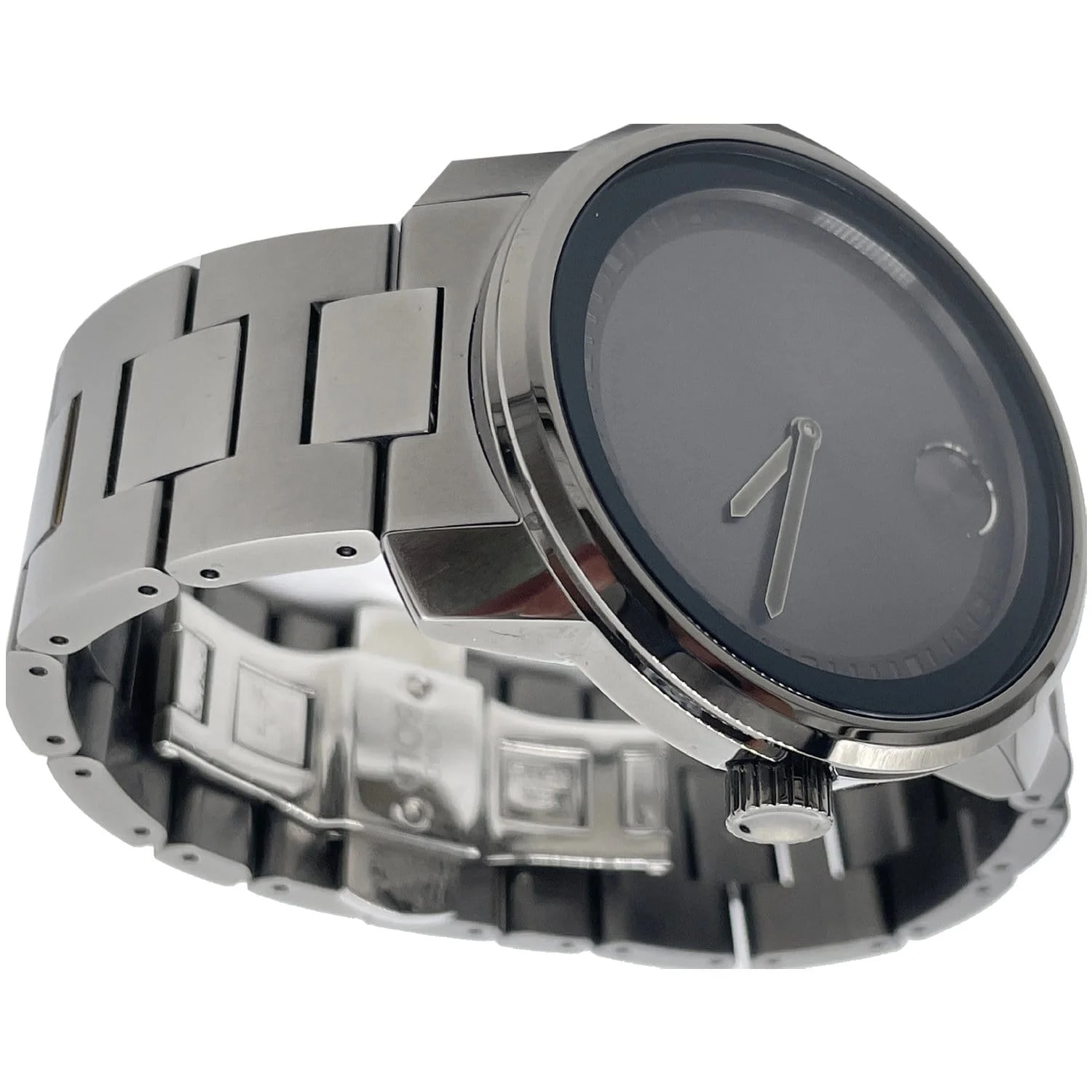 Movado Bold Metals 3600259 Swiss SS Gunmetal Dial 43MM 3