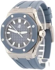 NEW 2025 Papers Audemars Piguet Royal Oak Offshore Blue Rubber 43mm 15605SK BOX 3