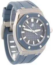 NEW 2025 Papers Audemars Piguet Royal Oak Offshore Blue Rubber 43mm 15605SK BOX 4
