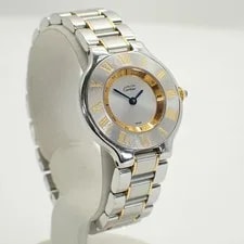 Cartier Ss/gp Must 21 Vantian Quartz 4