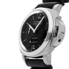 Panerai Luminor 1950 8 Days GMT Steel Manual 44mm Black Dial PAM 233 2