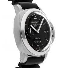 Panerai Luminor 1950 8 Days GMT Steel Manual 44mm Black Dial PAM 233 3
